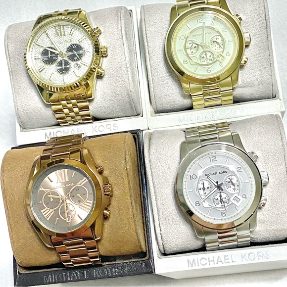 MICHAEL KORS “OVERSIZED LEXINGTON”MK8494 GOLD WATCH - Picture 5 of 5